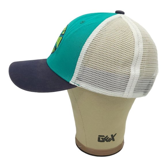 Patagonia Great Pacific Iron Works Mesh Snapback Cap Trucker Baseball Hat - Picture 8 of 11